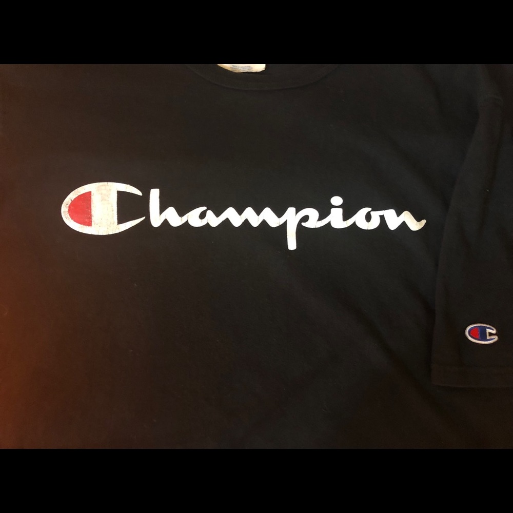 Champion spell out tee